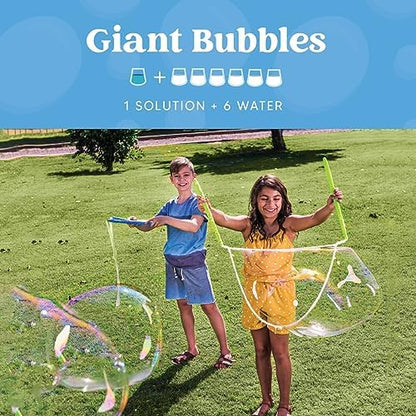 JOYIN 32 oz Bubble Solution Refills (Close to 1L/ 2.5 Gallon), Concentrated Solution for Bubble Machine, Wands, Blower, Easter (Yellow)