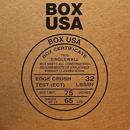 BOX USA 15 x 10 x 6 Corrugated Cardboard Boxes, Medium 15"L x 10"W x 6"H, Pack of 25 | Shipping, Packaging, Moving, Storage Box for Home or Business, Strong Wholesale Bulk Boxes