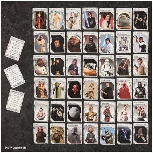 Spin Master Games, Star Wars Hedbanz, Hilarious Picture Guessing Board Game Featuring Classic & Modern Characters, Star Wars Trivia, for Family & Kids, 2-6 Players, for Ages 6 & Up