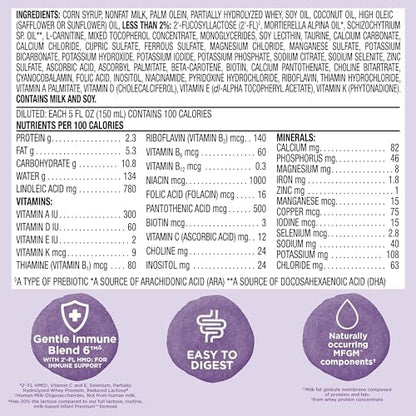 Amazon Brand - Mama Bear Gentle Premium Baby Formula Powder, DHA for Brain Support, Immune Blend 6, 2'FL HMO, For Fusiness, Crying & Gas, 33.2 Ounce (Pack of 1)