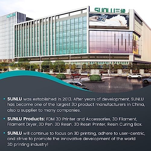 SUNLU PLA Filament 1.75mm, Neatly Wound 3D Printer Filament 1.75mm Dimensional Accuracy +/- 0.02mm, Fit Most FDM 3D Printers, 1kg Spool (2.2lbs), 330 Meters, Yellow