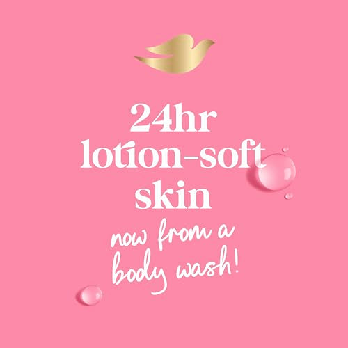 Dove Body Wash 4 Count for 24hr Lotion-Soft Skin Uplift Sakura Blossom and Yuzu Moisturizing Skin Cleanser with No Sulfates No Parabens