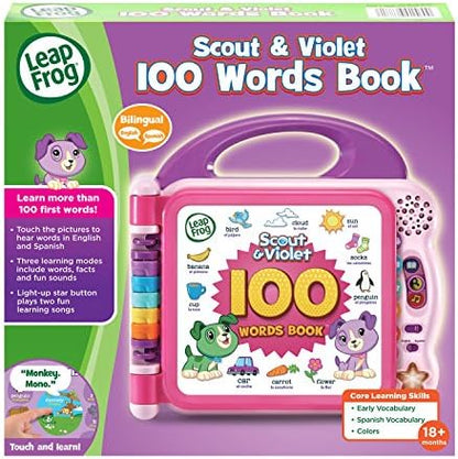 LeapFrog Scout and Violet 100 Words Book, Purple