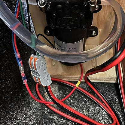 TICONN 1250Pcs Heat Shrink Wire Connectors, Waterproof Automotive Marine Electrical Terminals Kit, Crimp Connector Assortment, Ring Fork Spade Butt Splices