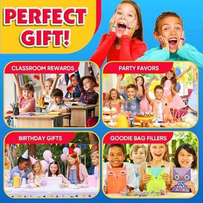 Sensory Toys Fidget Rings for Kids 36Pack: Anxiety Rings for Stress - Stretchy Calming Toys for Autism - Bulk Fidgets for Students Classroom Prize