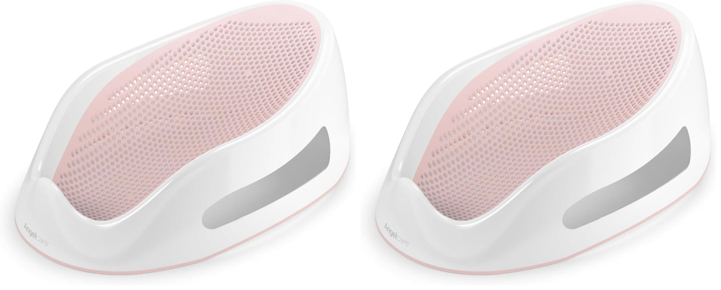 Angelcare Baby Bath Support (Pink) | Ideal for Babies Less Than 6 Months Old (Pack of 2)