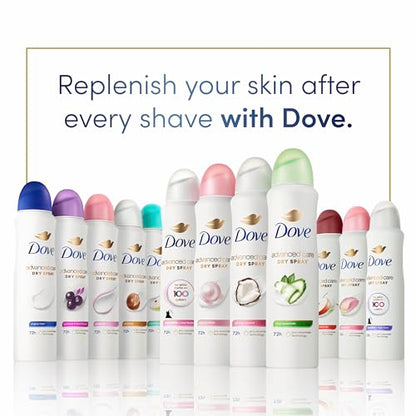 Dove Advanced Care Antiperspirant Deodorant Spray Clear Finish 3 Count Invisible antiperspirant deodorant tested on 100 colors 72-hour odor and sweat protection with Pro-Ceramide technology 3.8 oz