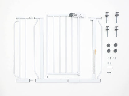 Regalo Easy Step 38.5-Inch Extra Wide Walk Thru Baby Gate, White Original version