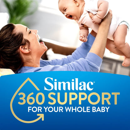 Similac 360 Total Care Infant Formula, Has 5 HMO Prebiotics, Our Closest Prebiotic Blend to Breast Milk, Non-GMO, Baby Formula, Ready to Feed, 32-fl-oz Bottle, Pack of 6