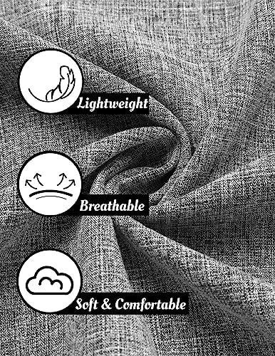 COOFANDY Men's Linen Shirts Short Sleeve Casual Shirts Button Down Shirt for Men Beach Summer Wedding Shirt