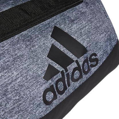 adidas Unisex Defender 4.0 Gym Duffel Bag for Men and Women, Jersey Onix Grey/Black, Medium (66L)