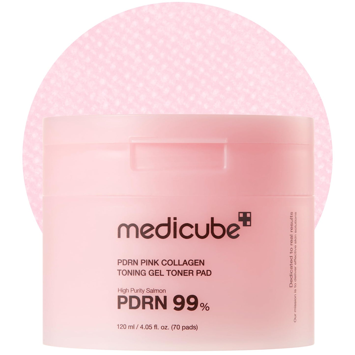 medicube Salmon DNA PDRN Pink Collagen Jelly Pad | Korean Gel Toner Pads with Niacinamide, Madecassoside, Retinol | Soothing, Radiance & Uneven Skin Tone | Korean Skin Care | 70Pads