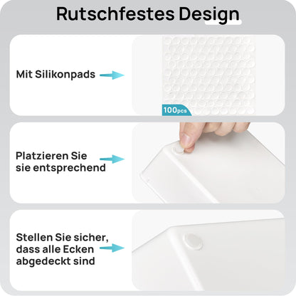 Vtopmart 25 PCS Plastic Drawer Organizers Set, 4-Size Versatile Bathroom and Vanity Drawer Organizer Trays, Storage Bins for Makeup, Bedroom, Kitchen Gadgets Utensils and Office