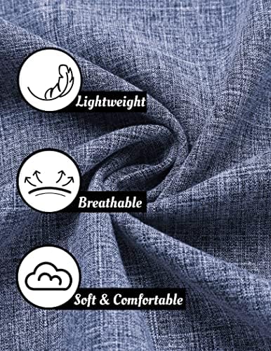 COOFANDY Men's Linen Shirts Short Sleeve Casual Shirts Button Down Shirt for Men Beach Summer Wedding Shirt