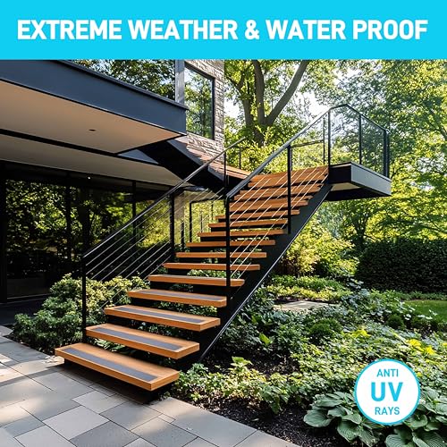 Lifegrip Anti Slip Traction Tape, 4 Inch x 38 Foot - Best Grip, Friction, Abrasive Adhesive for Stairs, Tread Step, Indoor, Outdoor, Grey (4" X 38')