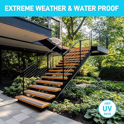 Lifegrip Anti Slip Traction Tape, 4 Inch x 38 Foot - Best Grip, Friction, Abrasive Adhesive for Stairs, Tread Step, Indoor, Outdoor, Grey (4" X 38')