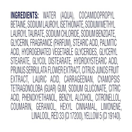 Dove Body Wash 4 Count for 24hr Lotion-Soft Skin Uplift Sakura Blossom and Yuzu Moisturizing Skin Cleanser with No Sulfates No Parabens