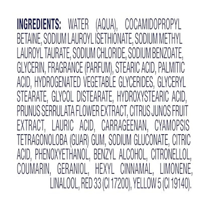 Dove Body Wash 4 Count for 24hr Lotion-Soft Skin Uplift Sakura Blossom and Yuzu Moisturizing Skin Cleanser with No Sulfates No Parabens