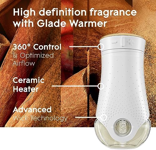 Glade PlugIns Refills Air Freshener, Scented and Essential Oils for Home and Bathroom, Apple Cinnamon, 6.7 Fl Oz, 10 Count (Packaging May Vary)