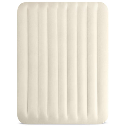 Intex 64103E Dura-Beam Standard Single-High Air Mattress: Fiber-Tech - Queen Size - 10in Bed Height - 600lb Weight Capacity - Pump Sold Separately