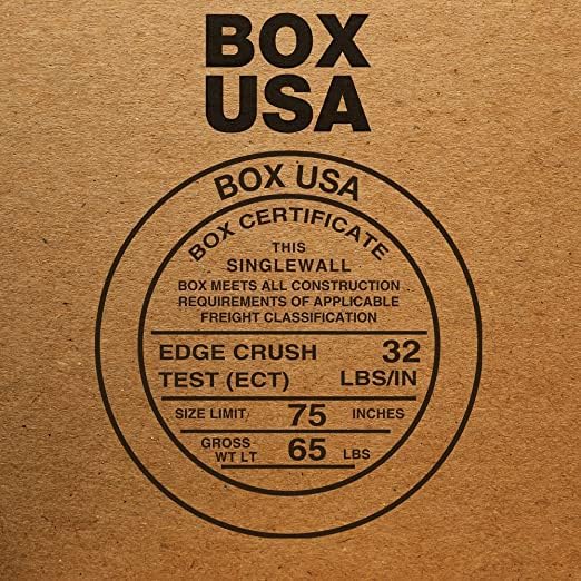 BOX USA Moving Boxes Large 20"L x 20"W x 15"H, 6-Pack | Corrugated Cardboard Box for Packing, Shipping and Storage 20x20x15