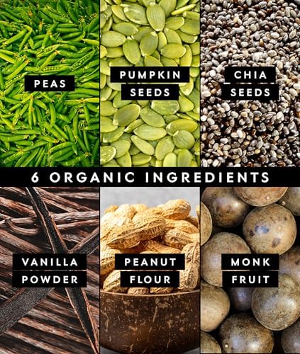 Truvani Vegan Pea Protein Powder | Peanut Butter | 20g Organic Plant Based Protein | 20 Servings | Keto | Gluten & Dairy Free | Low Carb | No Added Sugar