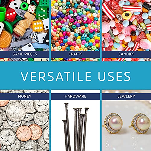 GPI - 1000 Count, 3" X 3" Clear Plastic Square Zip Bags, 2 Mil Thick, Strong & Durable Poly Baggies with Resealable Zip Top Lock for Travel, Storage, Packaging & Shipping