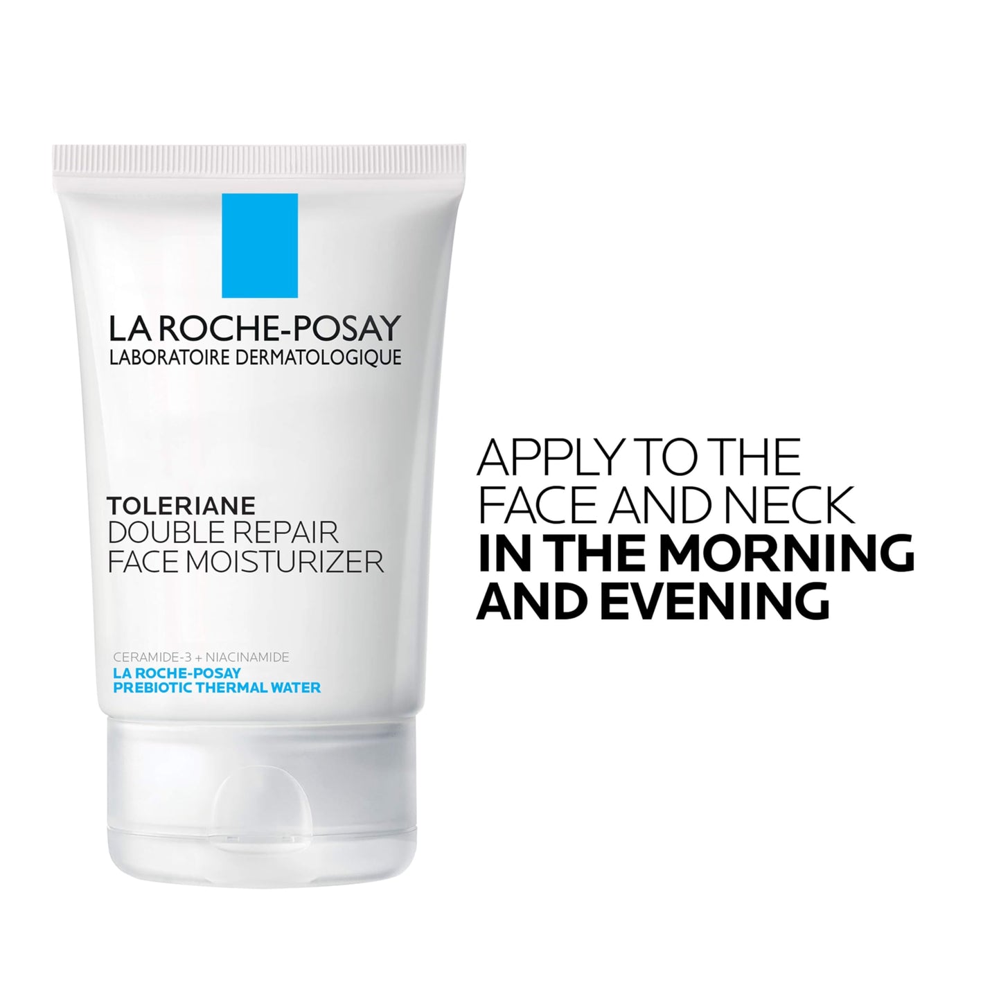 La Roche-Posay Toleriane Double Repair Face Moisturizer, Daily Moisturizer Face Cream with Ceramide and Niacinamide for All Skin Types, Oil Free, Fragrance Free (Pack of 2)