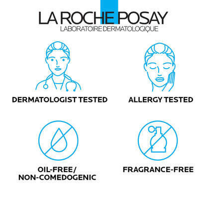 La Roche-Posay Toleraine Skin Care Set, Double Repair Face Moisturizer 100ml & Purifying Foaming Facial Cleanser 50ml, Oil Free Moisturizer & Face Wash For Oily Skin, Formulated with Niacinamide
