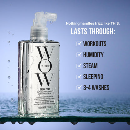 COLOR WOW Dream Coat Supernatural Spray, 6.7 Fl Oz – Keep Your Hair Frizz-Free and Shiny No Matter the Weather with Award-Winning Anti-Humidity Treatment