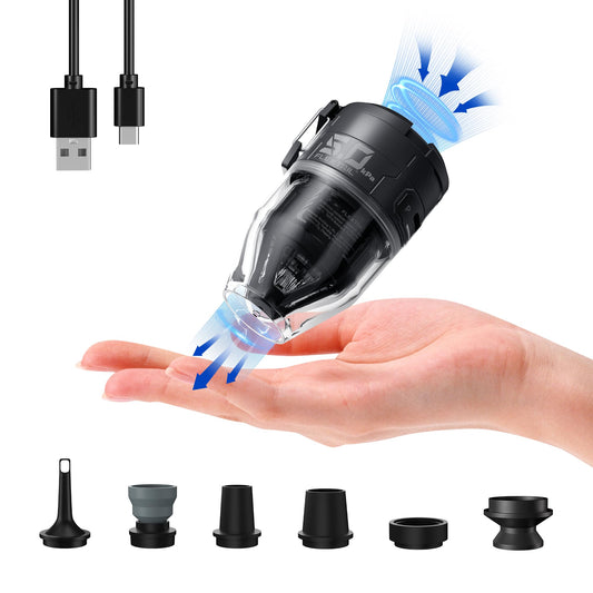 FLEXTAILGEAR Air Pumps for Inflatables Max Pump 3, 5Kpa Portable Air Pump, 500L/min Air Mattress Pump with Camping Light, Electric Pump for Inflatable Pillows Swim Rings Air Mattresses Air Bed Boats