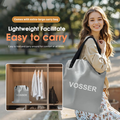 VOSSER Twin Air Mattress with Built in Pump,18''Inflatable Mattress 2 Mins Self-Inflation/Deflation,XL-Long Blow up Mattress Thicker,Flocked Top Air Bed with Storage Bag for Home, Camping & Guests