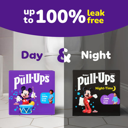 Pull-Ups Boys' Potty Training Pants, Size 4T-5T Training Underwear (38-50 lbs), 74 Count