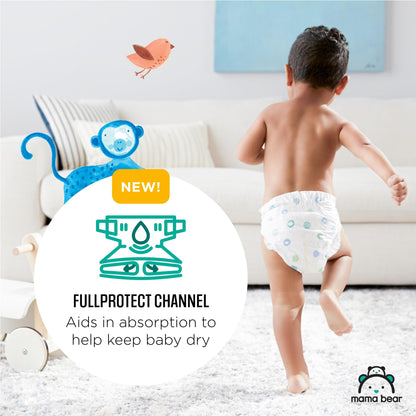 Amazon Brand - Mama Bear Gentle Touch Diapers, Size 6, 108 Count (4 packs of 27)