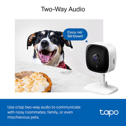 Tapo by TP-Link 1080P Indoor Security Camera for Baby Monitor, Pet Camera w/Motion Detection, 2-Way Audio Siren, Night Vision, Cloud & SD Card Storage, Works w/Alexa & Google Home, C100(4-Pack)