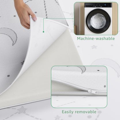 YENING Pack and Play Mattress Topper Baby Pack N Play Mattresses for Playpen and Playard with Washable Cover 38"x26"x1", 1 Pack Firm Foam