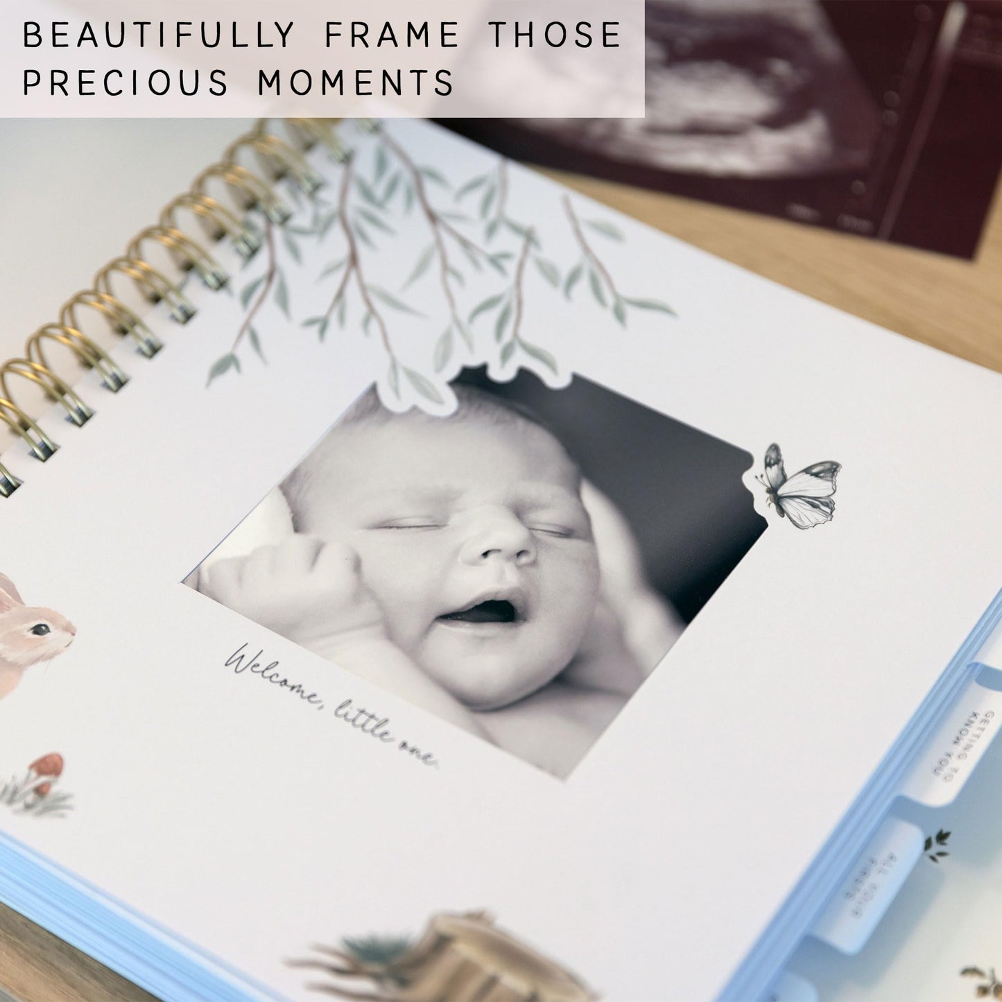 Baby Memory Book for Boy or Girl - First 5 Year Keepsake Album from Pregnancy to Age Five - Baby Book to Record Baby's Milestones and Photos - 1st Gender Neutral Photo Books for Newborn Babies