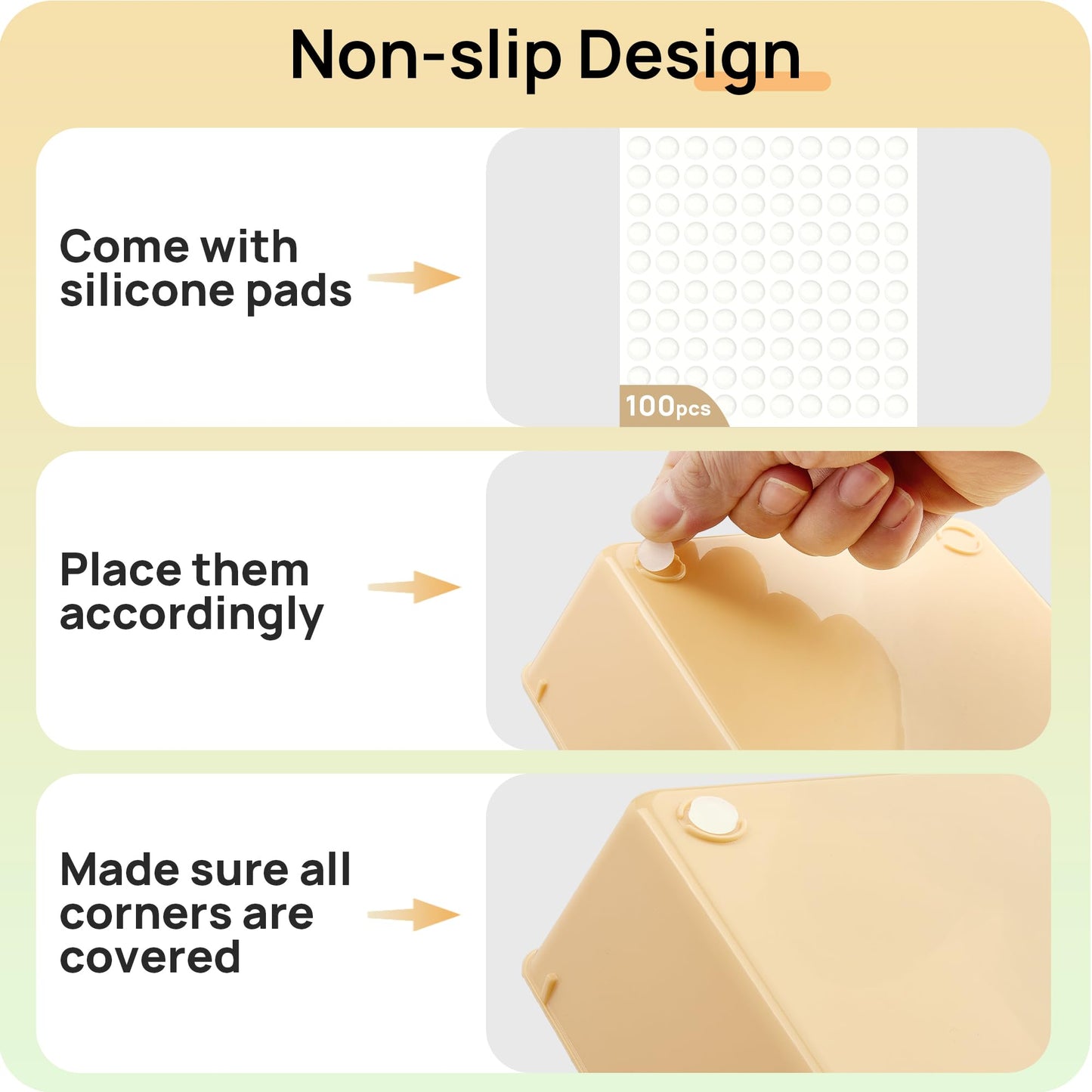 Vtopmart 25 PCS Plastic Drawer Organizers Set, 4-Size Versatile Bathroom and Vanity Drawer Organizer Trays, Storage Bins for Makeup, Bedroom, Kitchen Gadgets Utensils and Office