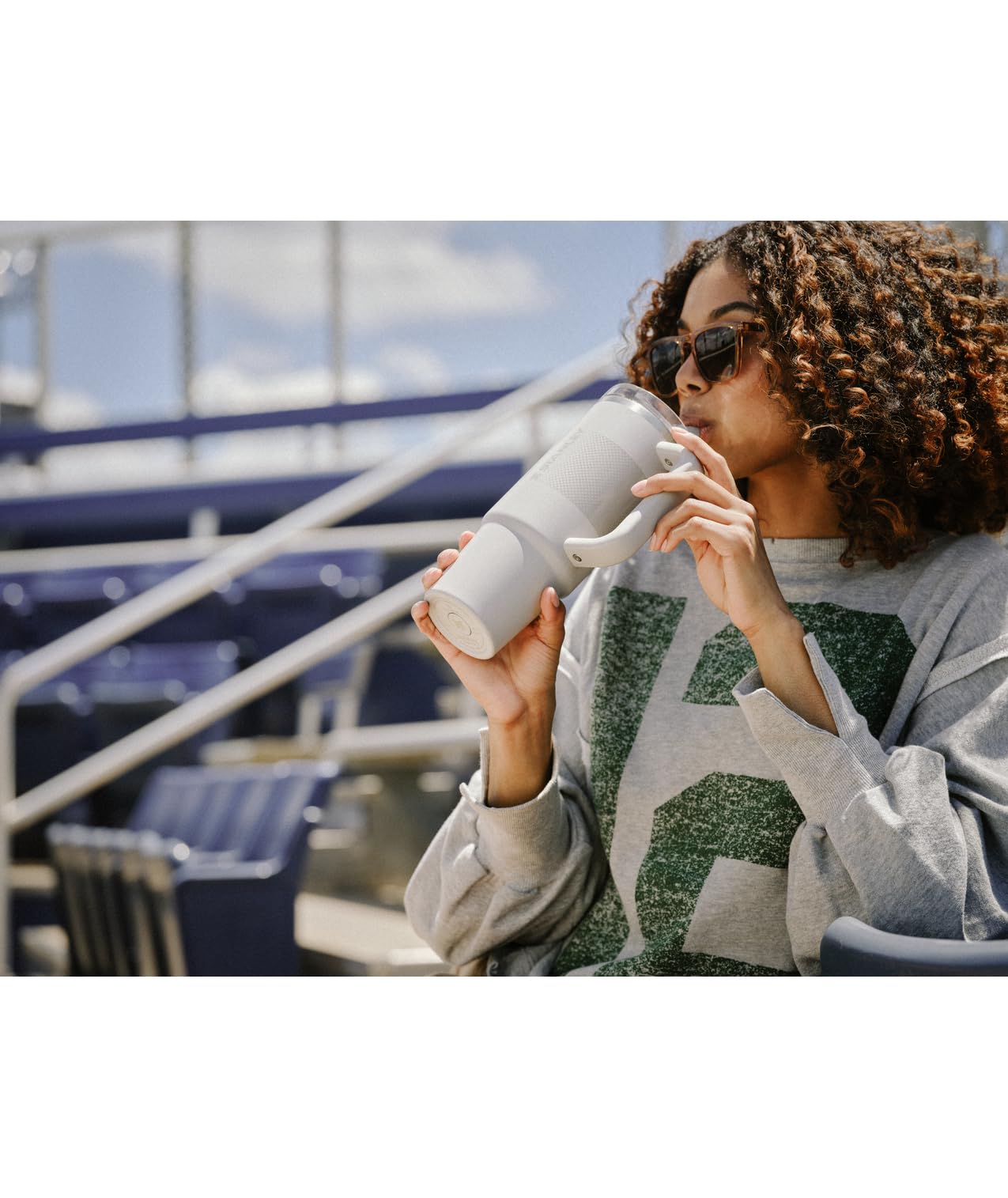 Stanley Quencher ProTour Flip Straw Tumbler with Leakproof Lid 30 oz | Built-In Straw and Handle | Cup Holder Compatible for Travel | Insulated Stainless Steel Cup | BPA-Free | Black Fade