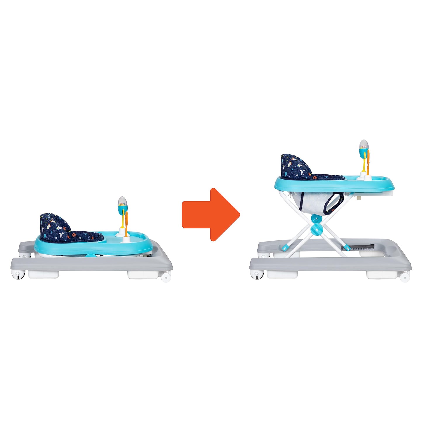Smart Steps® Trend Activity Walker, Space Walk Navy