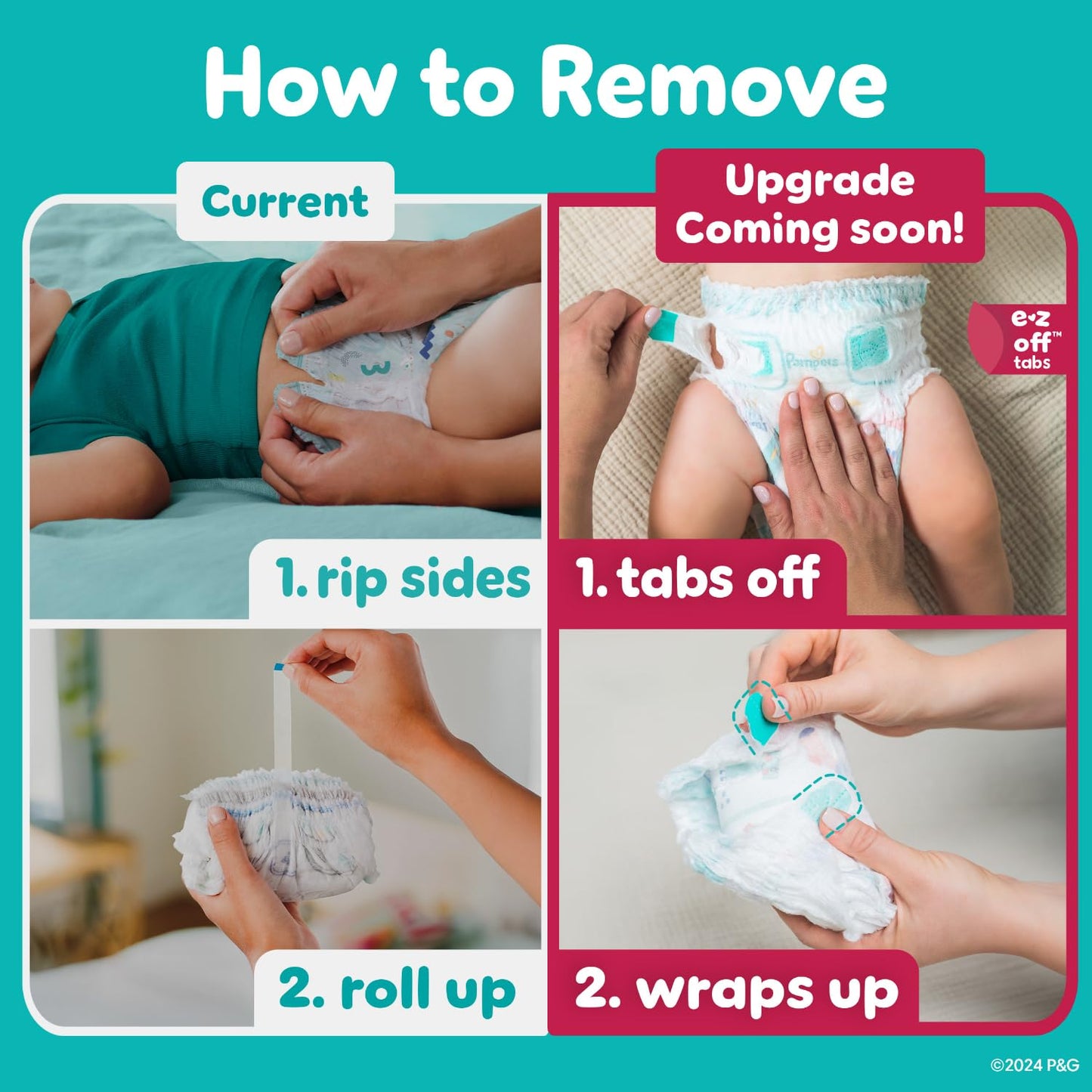 Pampers Diapers - Cruisers 360 - Size 7, 88 Count, Babyproof up to 100% Leakproof Pull-On Diaper