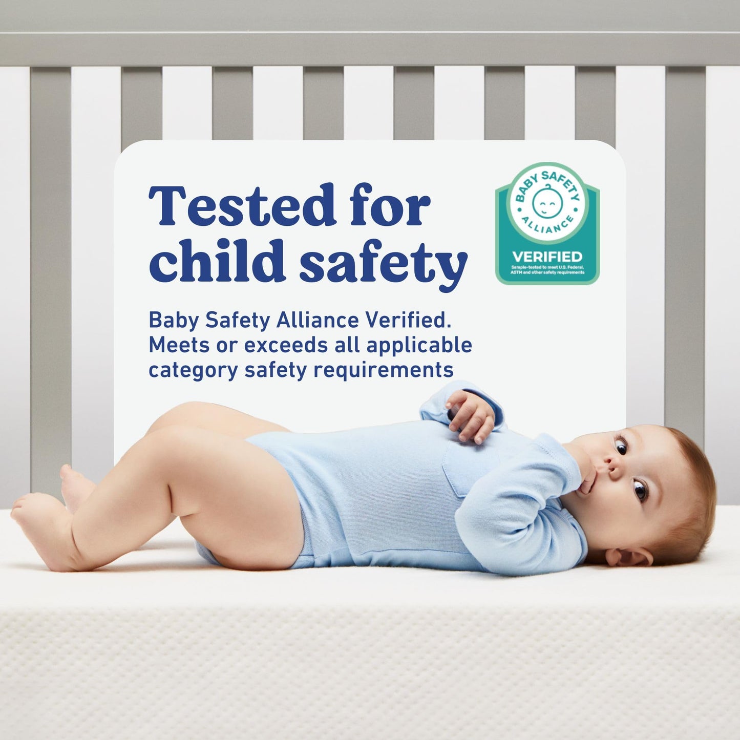 Graco Premium Crib & Toddler Mattress – GREENGUARD Gold Certified, CertiPUR-US Certified Foam, Machine Washable Cover with 100% Waterproof Surface, Fits Standard Full Size Baby Crib and Toddler Bed