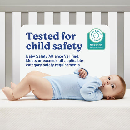 Graco Premium Crib & Toddler Mattress – GREENGUARD Gold Certified, CertiPUR-US Certified Foam, Machine Washable Cover with 100% Waterproof Surface, Fits Standard Full Size Baby Crib and Toddler Bed