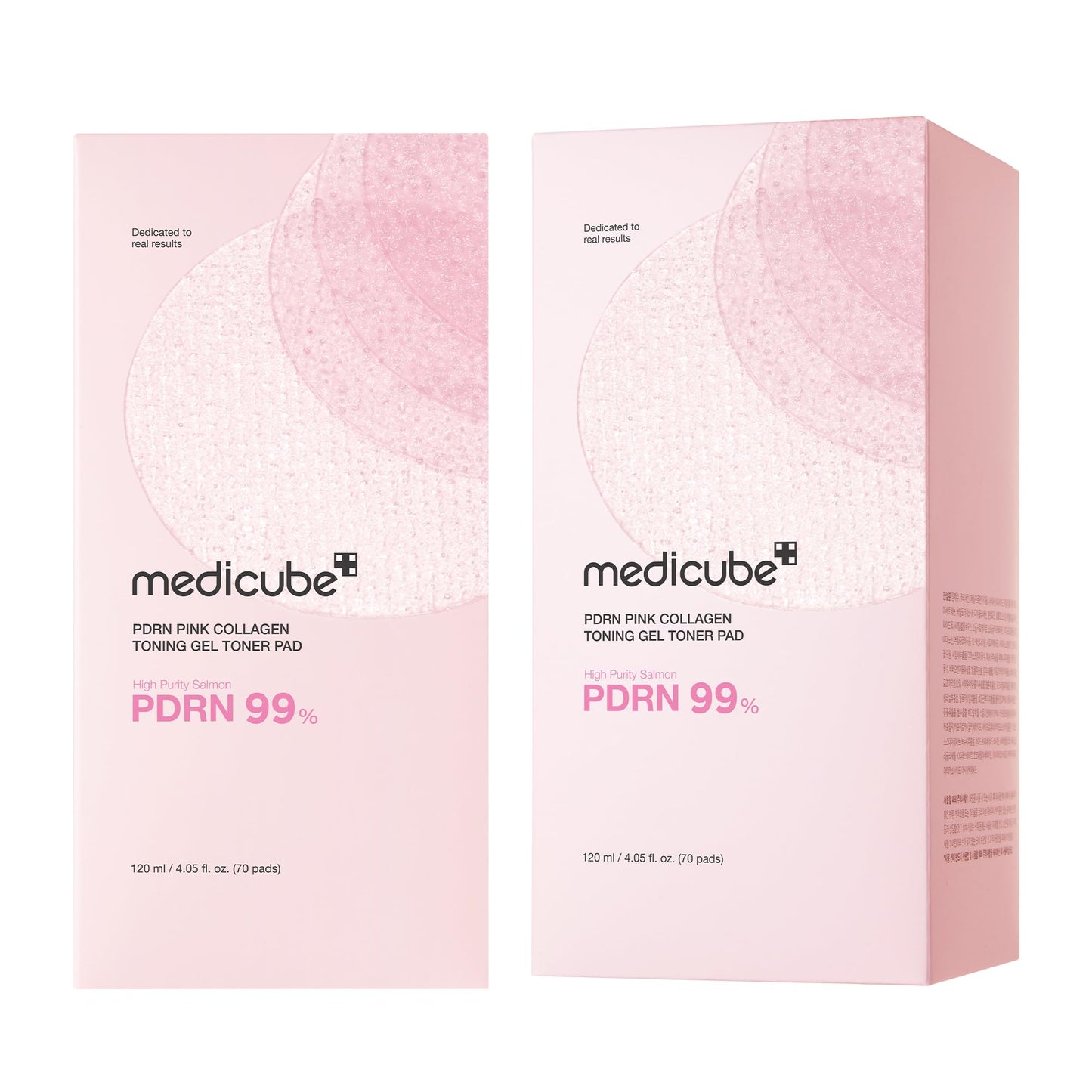 medicube Salmon DNA PDRN Pink Collagen Jelly Pad | Korean Gel Toner Pads with Niacinamide, Madecassoside, Retinol | Soothing, Radiance & Uneven Skin Tone | Korean Skin Care | 70Pads