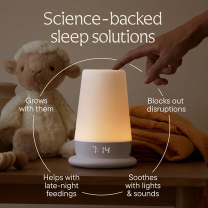 Hatch Rest Baby Sound Machine, Night Light | 2nd Gen | Registry Essential, Sleep Trainer, Routine Builder, Time-to-Rise Alarm Clock, White Noise Soother, Nursery Stories, Toddler Kids Bedroom (Wi-Fi)