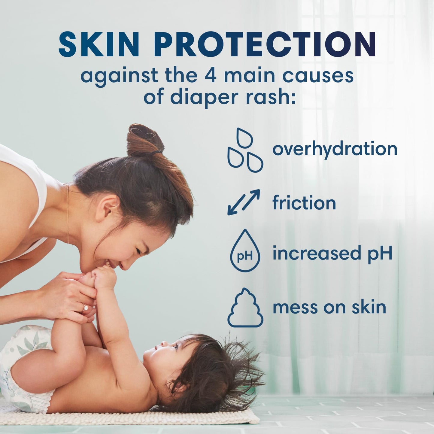 Pampers Pure Protection Baby Diapers, Size 2 (12-18 lbs), 186 Count, Up to 100% Leakproof, Premium Plant-Based Skin Protection, Hypoallergenic Soft Diapers