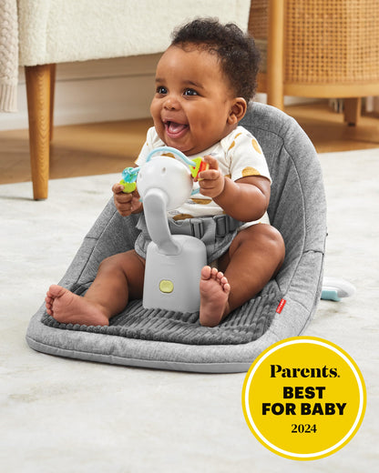 Skip Hop Baby Ergonomic Activity Floor Seat for Upright Sitting Lightweight and Travel-Friendly Silver Lining Cloud Grey Age 0+