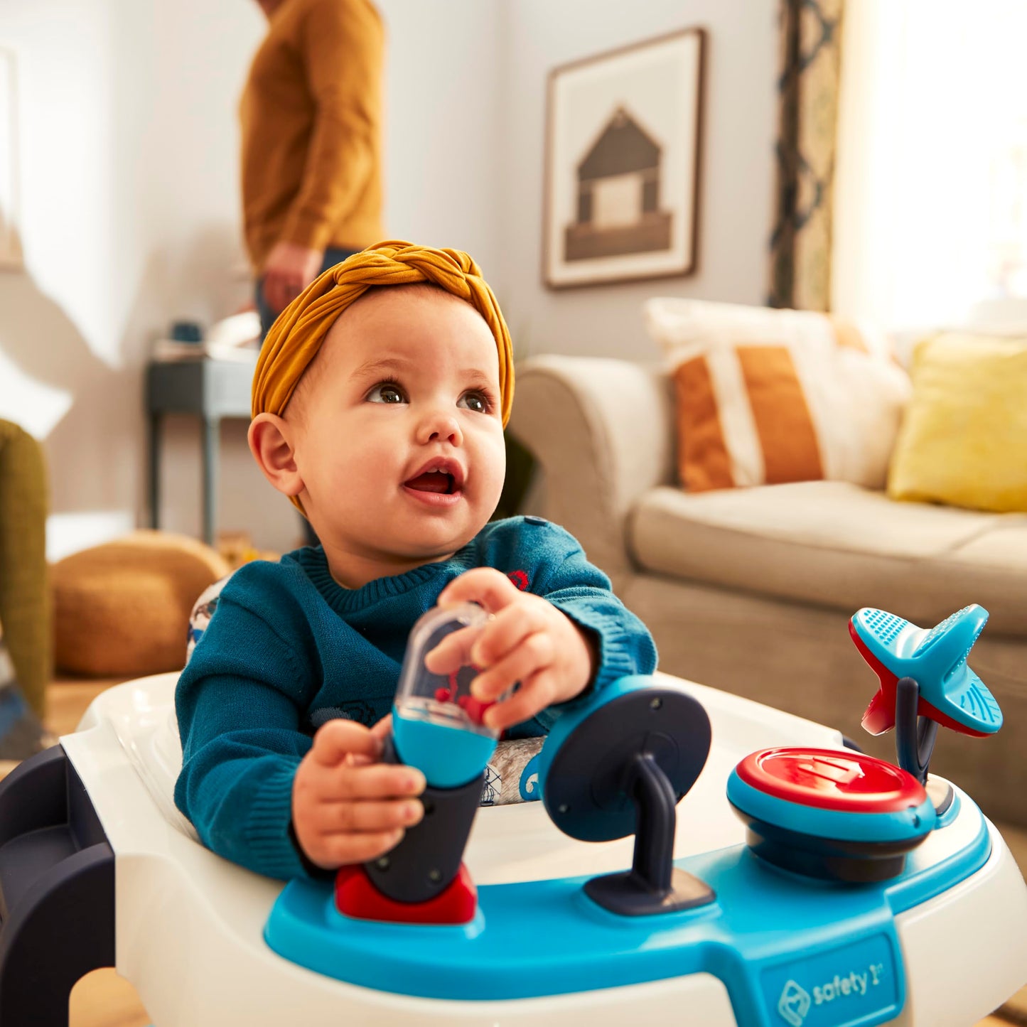 Safety 1st Ready, Set, Walk! DX Developmental Walker, Spotlight Teal