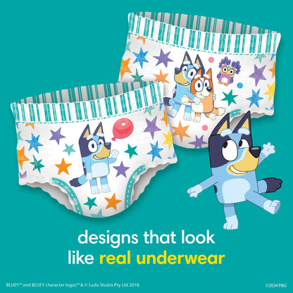 Pampers Training Pants - Easy Ups Boys & Girls Bluey - Size 5T-6T, 84 Count, Children's Potty Underwear (Packaging May Vary)