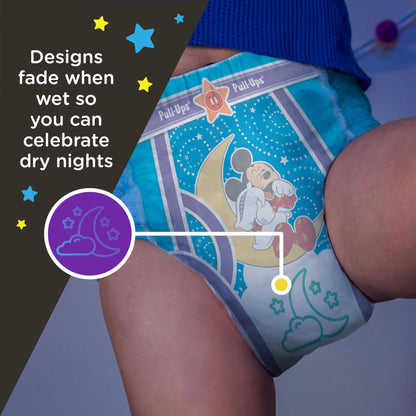 Pull-Ups Boys' Night-Time Potty Training Pants, Size 5T-6T Overnight Training Underwear (46-60 lbs), 44 Ct